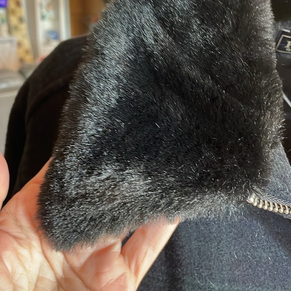 ⚔️⚔️⚔️BOGOHO ⚔️⚔️⚔️Blue and Green Plaid Wool Blend Jacket - Picture 3 of 10